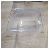 Cambro 64CW135 - Food Pan, 1.6 qt. capacity, 4" deep, 1/6 size, polycarbonate, clear