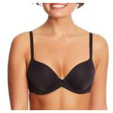 Maidenform Womens One Fab Fit Underwire Bra, Demi T-shirt Convertible For Bras, Black, 32B US