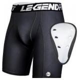 LegendFit Mens Compression Shorts with Cup Medium