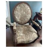 Victorian mahogany parlor chair