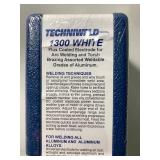New Techniweld Welding Rods 1300 White Flux Coated 1/8 Alum Diameter Electrode (5lbs Pack)