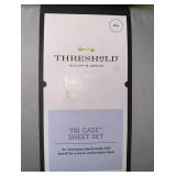 New 500 Thread Count Full Tri-Ease Sheet Set - Threshold, Light Grey