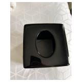 Hotel Quality Glossy Ceramic Tissue Box Holder