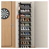 HOMIDEC Shoe Storage, 10-Tier Shoe Rack Organizer for Closet 20 Pair Narrow Shoes Shelf Cabinet for Entryway, Bedroom and Hallway