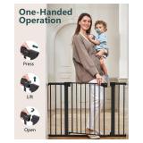 Cumbor 29.7-46" Baby Gate for Stairs, Mom