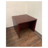 Brown side table 20 x 24 x 24 in