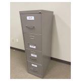 Four drawer filing cabinet 52 x 15 x 25 in