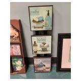 Picture frames and wall decor