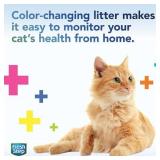 Fresh Step Health Monitoring Crystal Cat Litter, Non-Clumping, Color-Change pH Technology, Longest Lasting 30-Day Odor Control, 14 lb (2 Pack of 7 lb Bags)