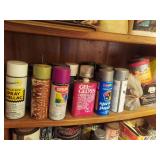 all in closet of shed - paints and chemicals