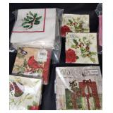 Christmas and Valentines napkins