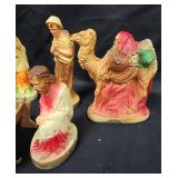 Vintage Chalkware Nativity