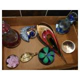 Paper Weights and Glass Decor
