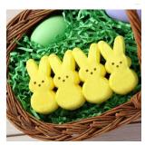 2 PACKS OF 4!! Marshmallow Peeps Yellow Easter Bunnies 12ct (4) RETAILS $39!!