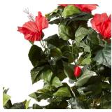 Nearly Natural 4 foot Hibiscus Artificial Tree, 4ft, Green RETAILS $132!!