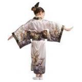 Dress Up America Japanese Kimono for Girls - Traditional Kimono Robe Costume Set for Kids