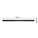 Deck Balusters, 51 Pack Black Metal Deck Spindles, 32.25"x1" Staircase Baluster with Screws, Straight Baluster for Outdoor Stair Deck Porch(32.25 Inch-Straight, 51) - Retail: $120.98