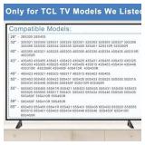 TV Base Stand for TCL Roku Smart TV, TV Legs for TCL TV Stand Legs, for 28 32 40 43 49 50 55 65 Inch TCL TV Legs - 28S305 32S325 32S305 40S325 43S303 50S423 50S546 55S401 55S525 65S555 with Screws