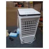 Portable Air Conditioners Windowless, 3-IN-1 Evaporative Air Cooler, Swamp Coolers w/ 2 Ice Pack, 1.85 Gal Water Tank, 4 Modes, 80Â° Oscillation, 7H Timer, Portable Ac for Bedroom, Room, Indoor - Re