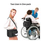 Wheelchair Bag,Wheelchair Accessories for Adults,Wheelchair Bags to Hang on Back,Wheelchair Backpack,Wheelchair Storage Accessories,Electric Wheelchair Accessories,Fits Walkers Rollators