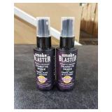 Smoke Blaster Odor Eliminator Spray, 2 Fluid Ounce (Pack of 2), Safe and Natural Instant Smoke Odor Removal from Hands, Fire, Tobacco, and Cannabis (Marijuana), Black,2 Ounce (Pack of 2)