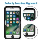 JETech Screen Protector for iPhone 8 Plus, iPhone 7 Plus, iPhone 6s Plus, iPhone 6 Plus, 5.5-Inch, Tempered Glass Film with Easy-Installation Tool, 2-Pack