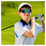 Youth Baseball Sunglasses For Boys Girls,UV400 Kids Sports Sunglasses,Cycling glasse Running Golf