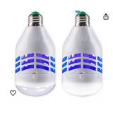 PIC LED Bug Zapper Light Bulb, Compact Mosquito Zapper, Electric Insect Killer, White, Fit Standard Bulb Socket, Kills Bug on Contact, Bug Catcher for Home, (Retail $23.47)