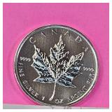 2012 Silver Maple Leaf 1 oz Uncirculated