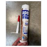 apel CR200 Siliconized Acrylic Sealant and Adhesive â Paintable and Waterproof Caulk Silicone, Perfect Multi Surface Adhesion, White, 17.6 fl oz - 1 Pack