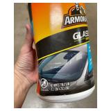 Armor All Car Glass Wipes, Auto Glass Cleaner for Film and Grime, 90 Count (missing lid)