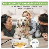 Flea Trap for Inside Your Home 2 Packs - Premium Electric Flea Traps, Natural and Child-Friendly Indoor Flea Control for Home