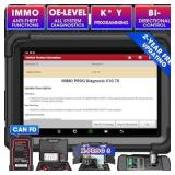 LAUNCH X431 IMMO Elite Pro 2024 Professional IMMO & Diagnostic Scanner, With X-PROG3, Key Pr0gramming ECU C-lone/match, CANFD&DOIP 39+ Services Bi-directional Control All System Scan Tool 2 Yrs Update