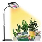 LBW Grow Light for Indoor Plants, Full Spectrum Desk LED Plant Light, Small Grow Lamp with On/Off Switch, Height Adjustable, Flexible Gooseneck, Ideal for Indoor Growth