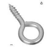 National Hardware N324-665 BB2014 Screw Eye in Zinc plated, 10 pack (Set of 3 Total 30 pcs). (Retail $21.99)