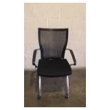 Safco Mayline Valore High Back Mesh Folding Chair with Arms,  [TSH1]