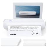 Retails $150! SUPVAN T200M Portable Printer Wireless for Travel, Bluetooth Inkless Printer with 300 DPI, Prints 400 Pages per Charge, Supports 8.5" X 11" US Letter, Compatible with iPhone, Android &am