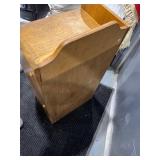 Some Kind of Wooden Shelf w/Roll Out Shelf