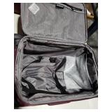 SwissGear Sion Softside Expandable Rolling Suitcase, Merlot, Sion Softside Expandable Suitcase