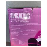 Sing Along Portable Karaoke With two microphones- brand new in the box