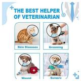 Supet Dog Cone Collar Adjustable After Surgery, Comfortable Pet Recovery Collar & Cone for Large Medium Small Dogs, Elizabethan Dog Neck Collar Plastic Practical