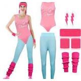 Womens 90s Workout Custume