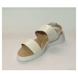 Double Strap Sandal size 9 M white Taryn Rose