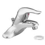 Moen L4625 Chateau One-Handle Low Arc Bathroom Faucet, Chrome - Retail: $115.59