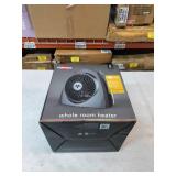 Vornado VH200 1500-Watt Electric Portable Space Heater Whole Room Vortex Heat Circulation Charcoal Charcoal / Black