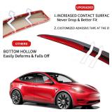 Arcoche Tesla Model Y Spoiler Wing Performance Rear Trunk Lip Tail Lid for Tesla 2020-2024 ABS Model Y Accessories(Glossy Carbon Fiber) - Retail: $81.54