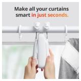 SwitchBot Automatic Curtain Opener - Bluetooth Remote Control Smart Curtain with App/Timer, Upgraded High-Performance Motor, Add SwitchBot Hub to Work with Alexa, Google Home, HomeKit (Curtain 3, Rod)