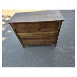 Vintage wooden rustic dresser 40" W x 18" D x 33" H