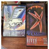 (2) Signed & numbered river fest posters 168/300 & 188