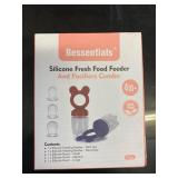 Silicone Fresh Food Feeder and pacifiers combo